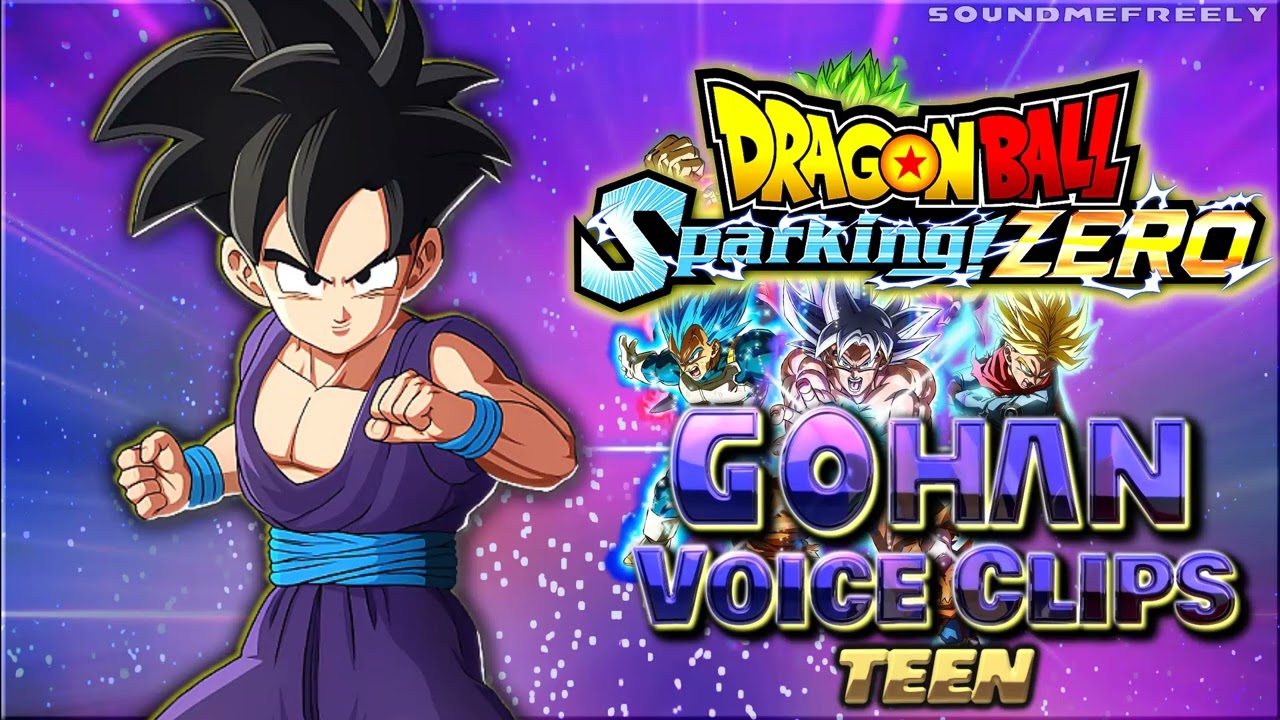 All Gohan Voice Clips • Teen • Dragon Ball Sparking! ZERO Voice Lines (Colleen Clinkenbeard) ENGLISH