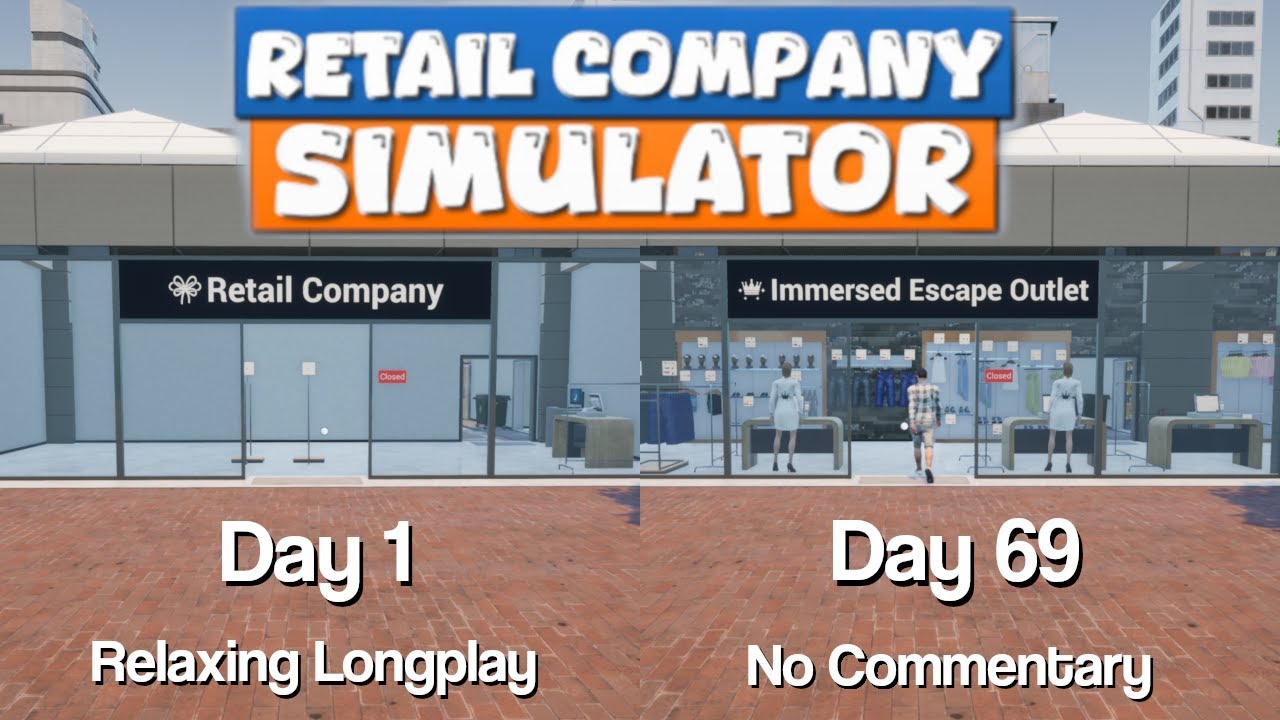 Retail Company Simulator Long Play | Gameplay Only No Commentary