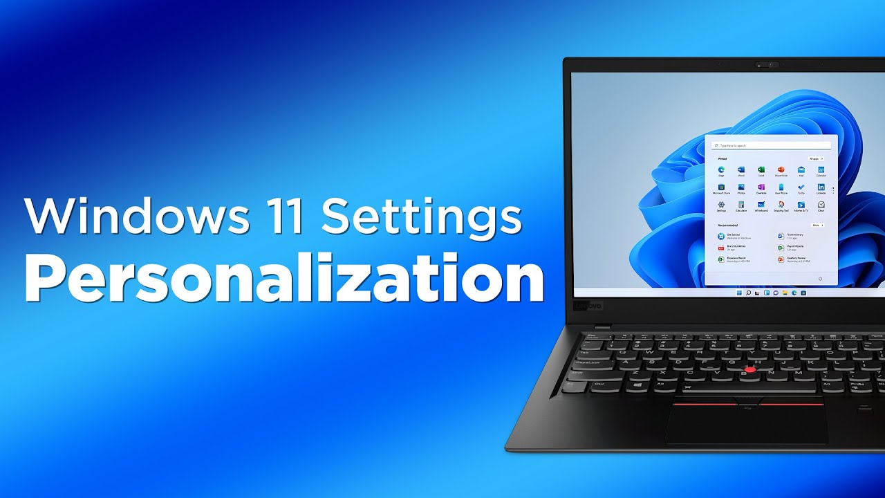 Windows 11 Settings: Personalization