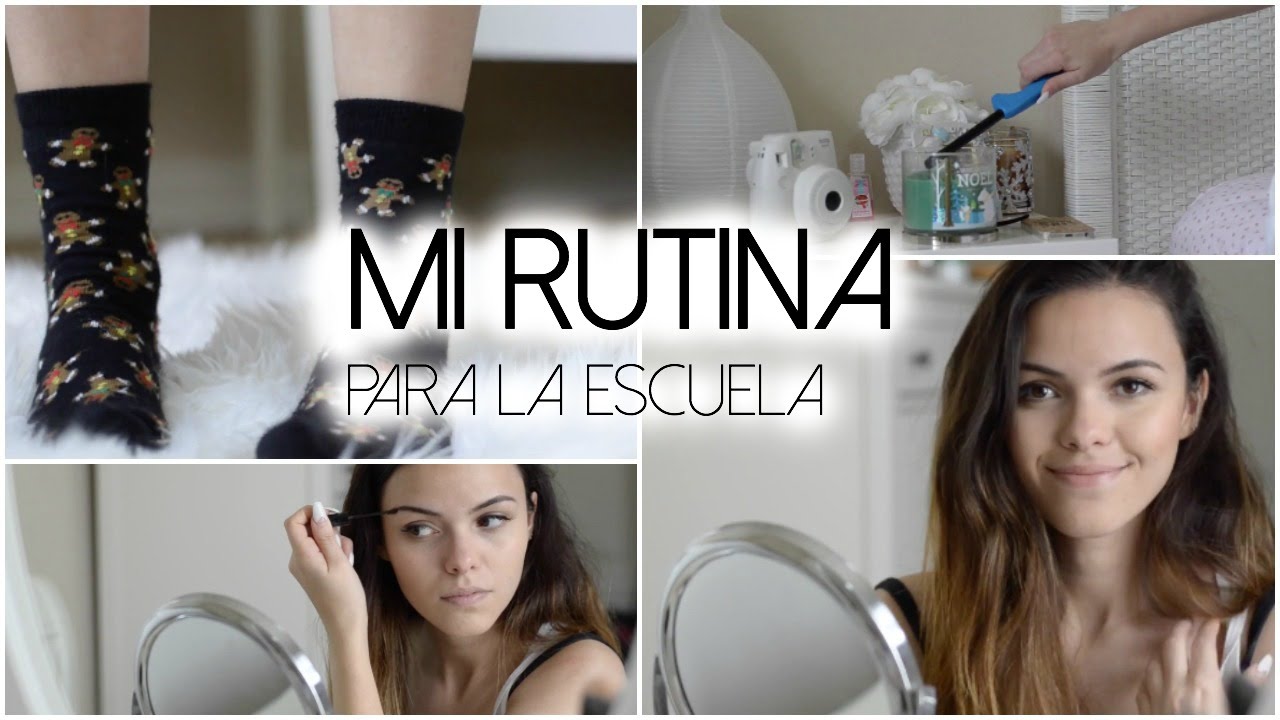 Mi rutina para la escuela♡ ♡.