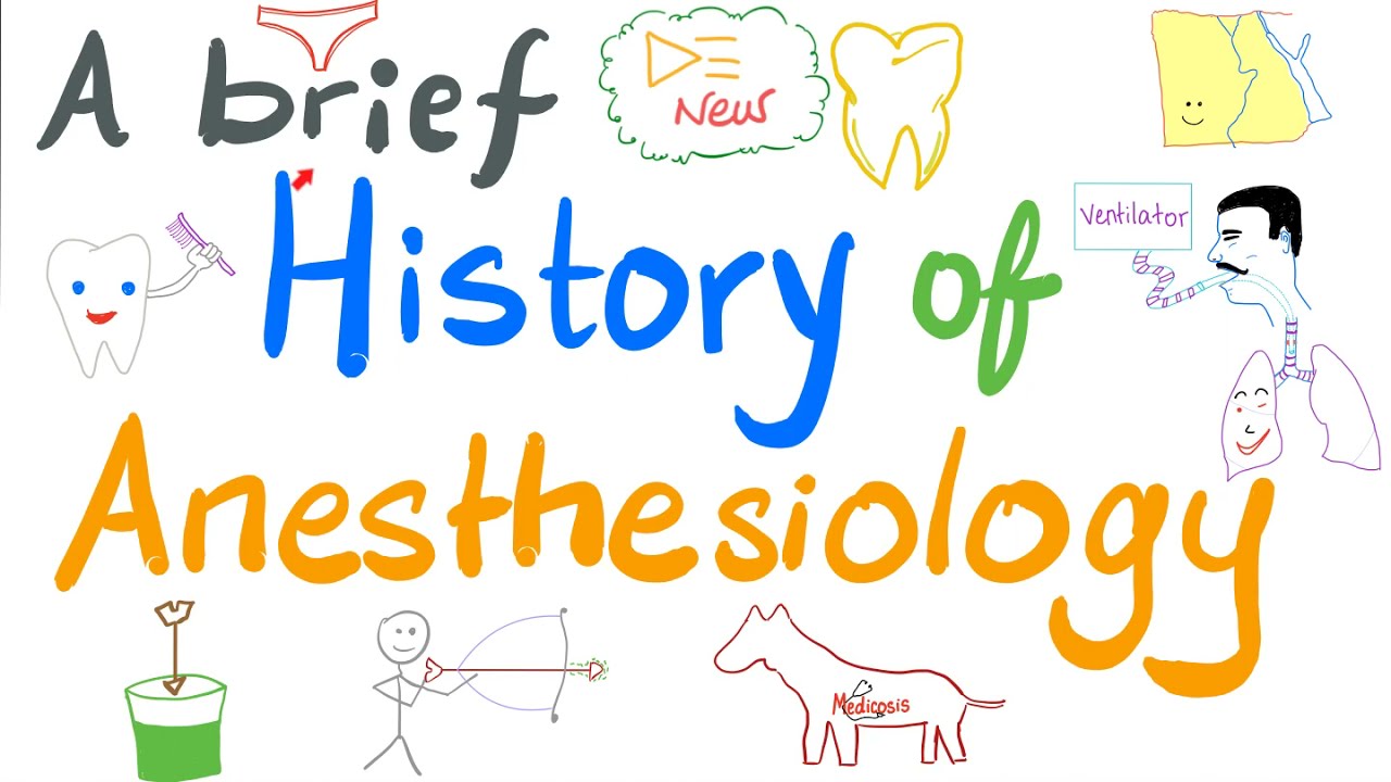 A Brief History of Anesthesia - New Anesthesiology Playlist 