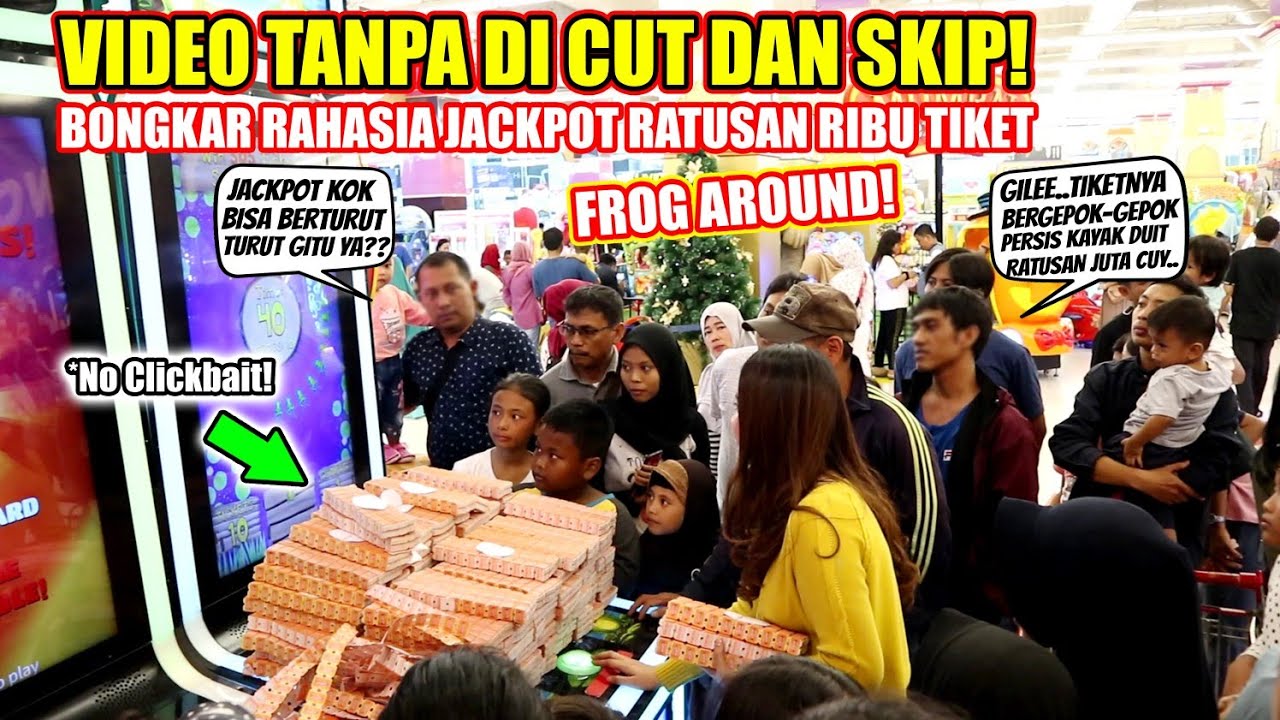 BONGKAR TRIK & RAHASIA FROG AROUND ARCADE!! TANTANGAN 500.000 TIKET JACKPOT!!