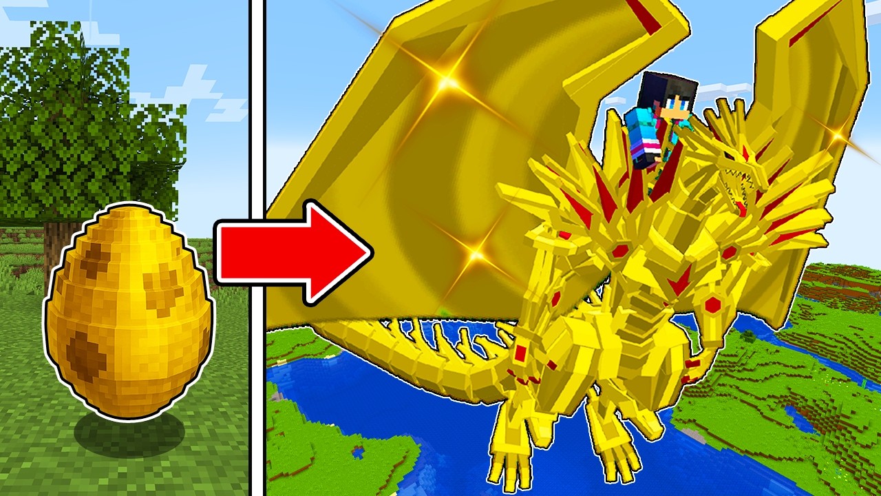 伝説の黄金のドラゴンがやばすぎた...【 マイクラ / マインクラフト 】
