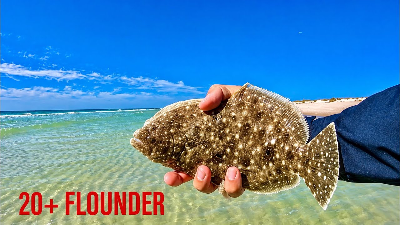 How to catch TONS of Flounder in the surf (TIPS, TRICKS & LURES)