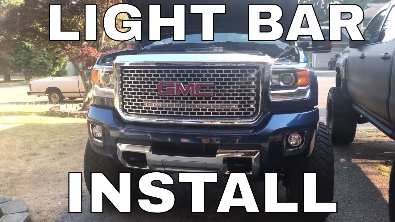 КАК: установить 30-дюймовую изогнутую световую балку на Duramax Denali 2016 года выпуска