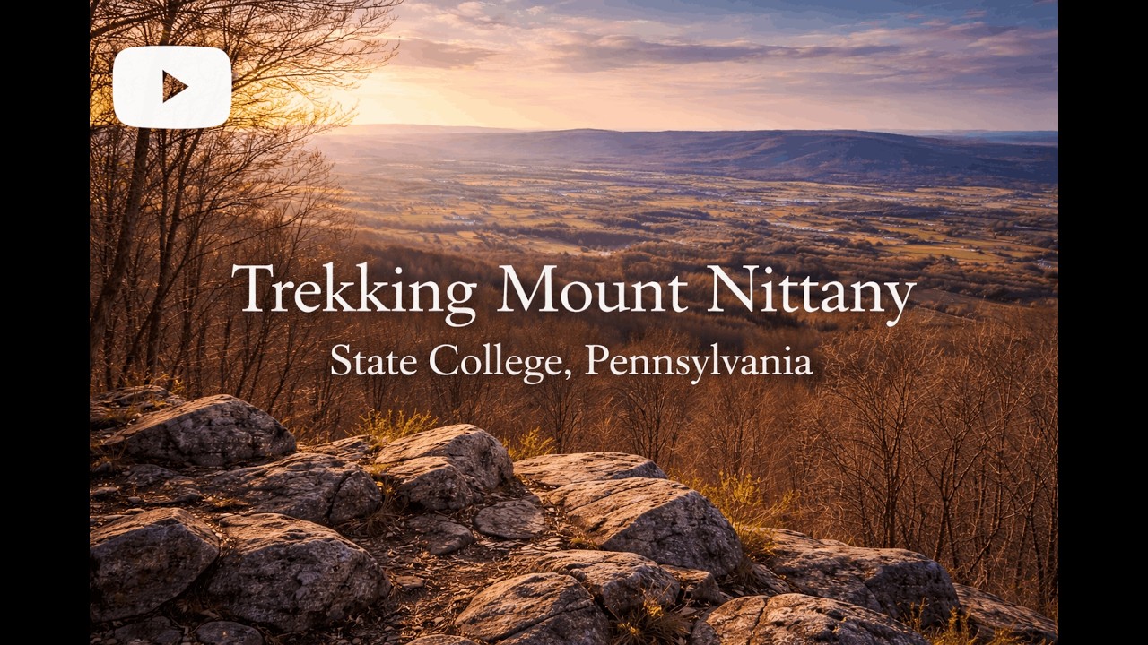 Trekking Mount Nittany | Winter Hike Through Bare Forests & Stunning Views