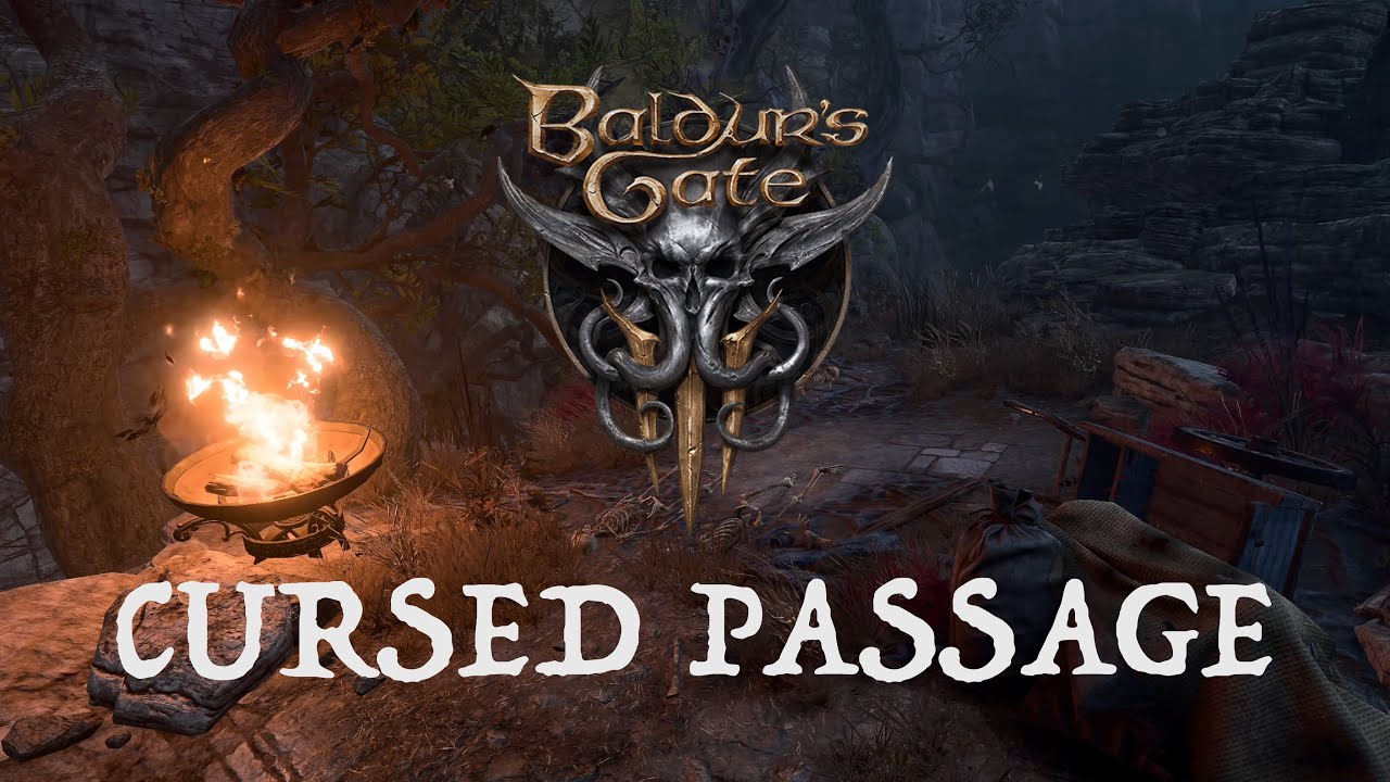 Baldur's gate cursed passage ambient music 4K