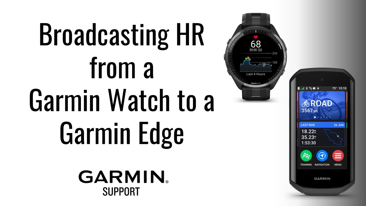 Передача данных о частоте пульса с часов Garmin на Garmin Edge | Служба поддержки Garmin
