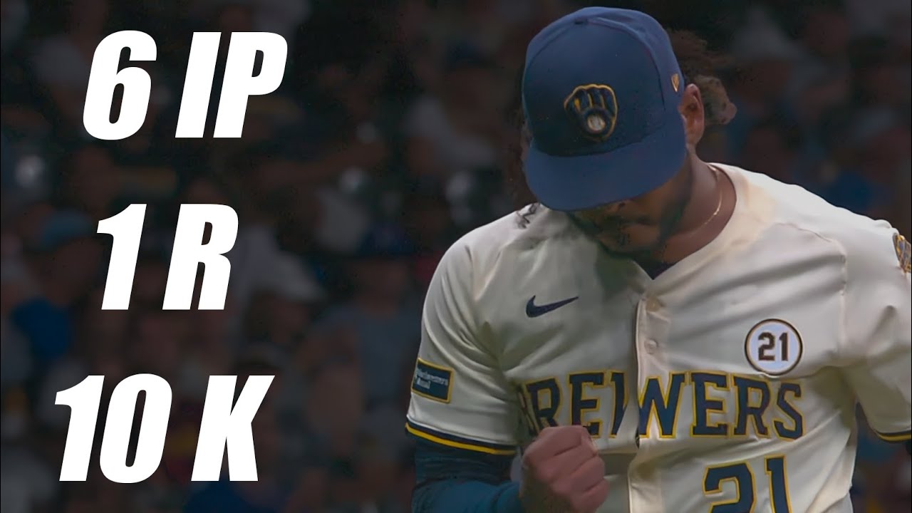 Freddy Peralta Strikes Out 10 vs Angels!