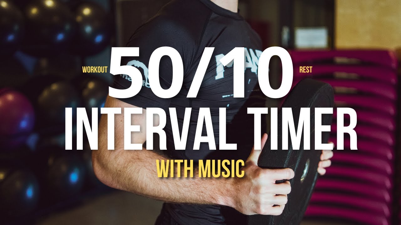 TABATA: 50/10 Second Exercises - With Music