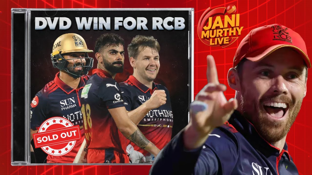 DVD Win for RCB | ft. Duffy Virat & Devdutt | MI vs KKR Preview | Tata IPL 2026 | Live with Jani🔴