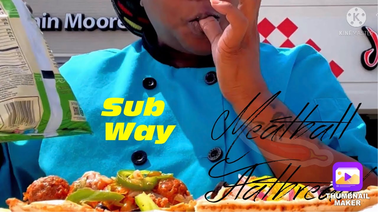 Subway Mukbang |Meatball Sub Mukbang| Asmr
