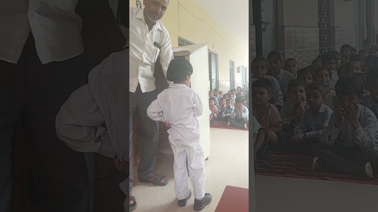 बालसभा मे सुंदर पोयम। स्कूल प्रोग्राम BBD school Bhripur 