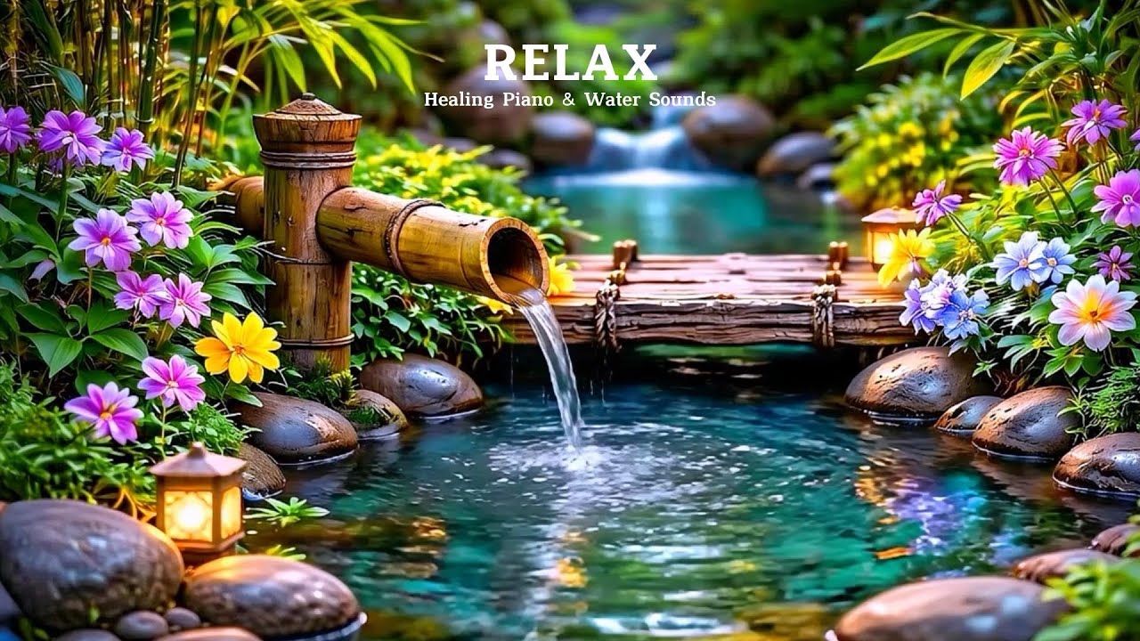 Healing Piano & Water Sounds for Inner Peace, Emotional Balance & Gentle Healing