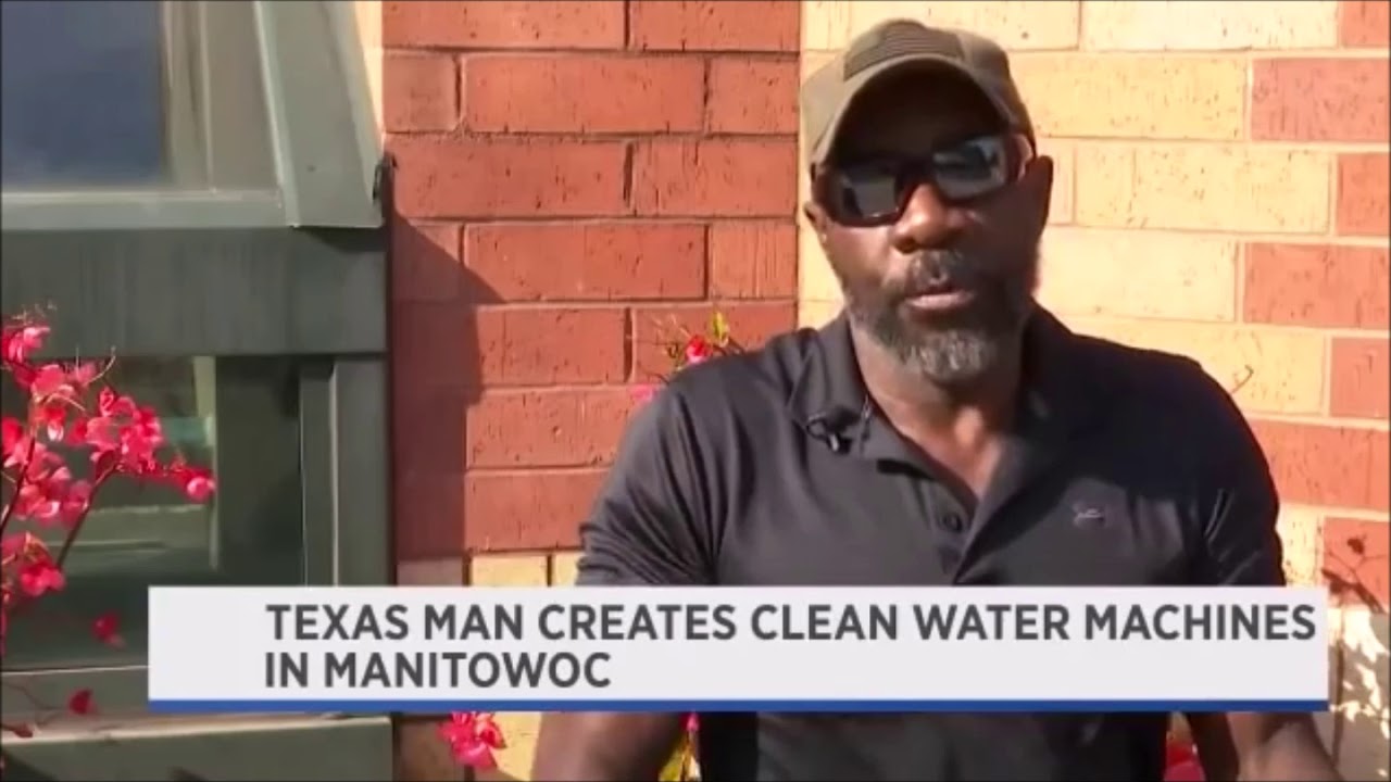 Black Man, Moses West, invents machine that creates drinking water from air