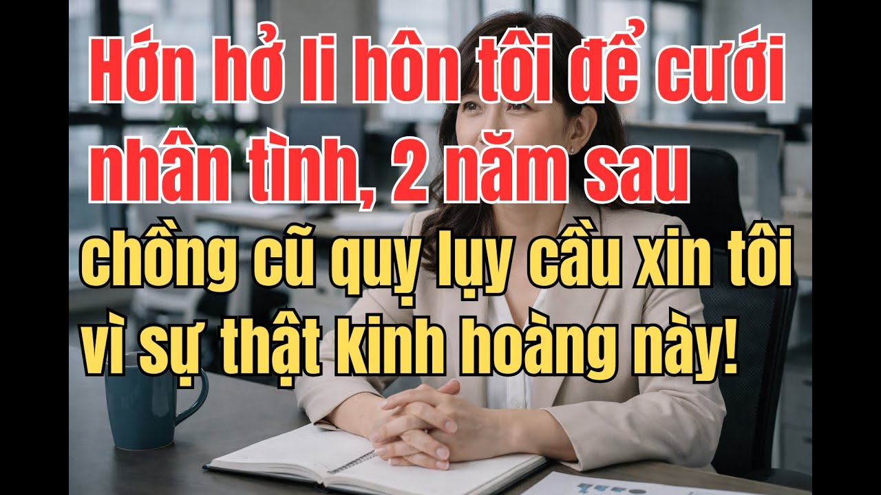 Ly Hôn Xong Tôi Âm Thầm Rời Việt Nam, Chồng Cũ Hớn Hở Cưới Nhân Tình Rồi Chết Lặng Khi Biết Sự Thật