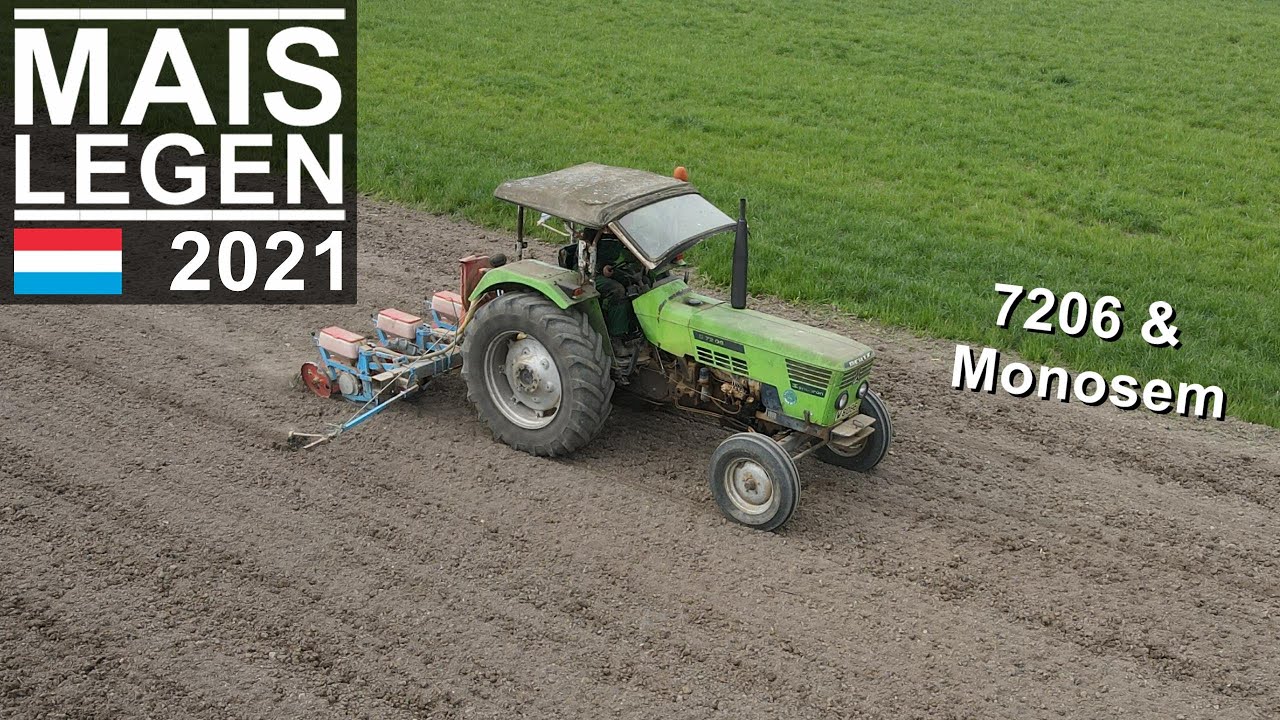 Mais legen | Deutz-Fahr D7206 & Monosem PNU 87 | Luxemburg 2021