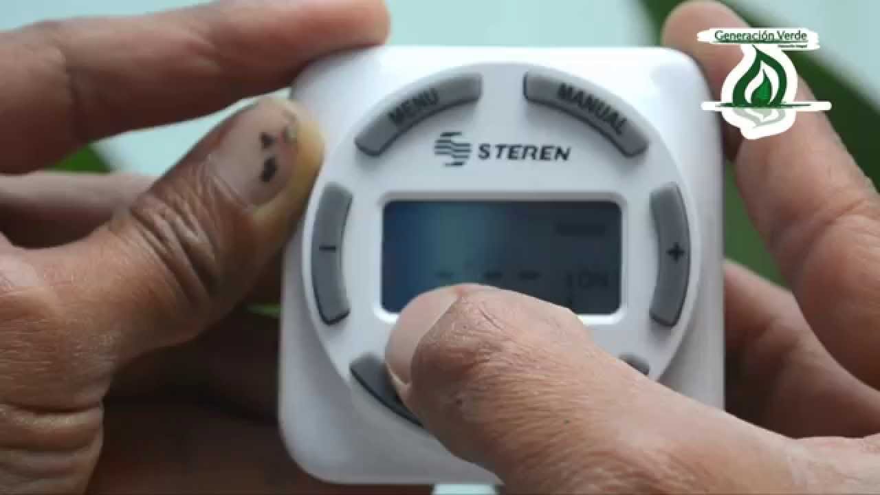 Programación de Timer STEREN 08E
