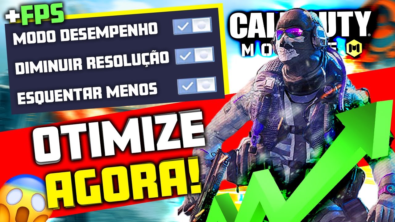 *AGORA VAI RODAR LISO* COD MOBILE: COMO PARAR de TRAVAR e OTIMIZAR para MAIS FPS e DESEMPENHO!