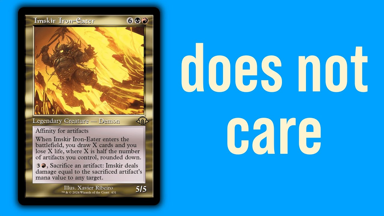 Imskir, Iron-Eater works around mana value (EDH GUIDE + DECK)