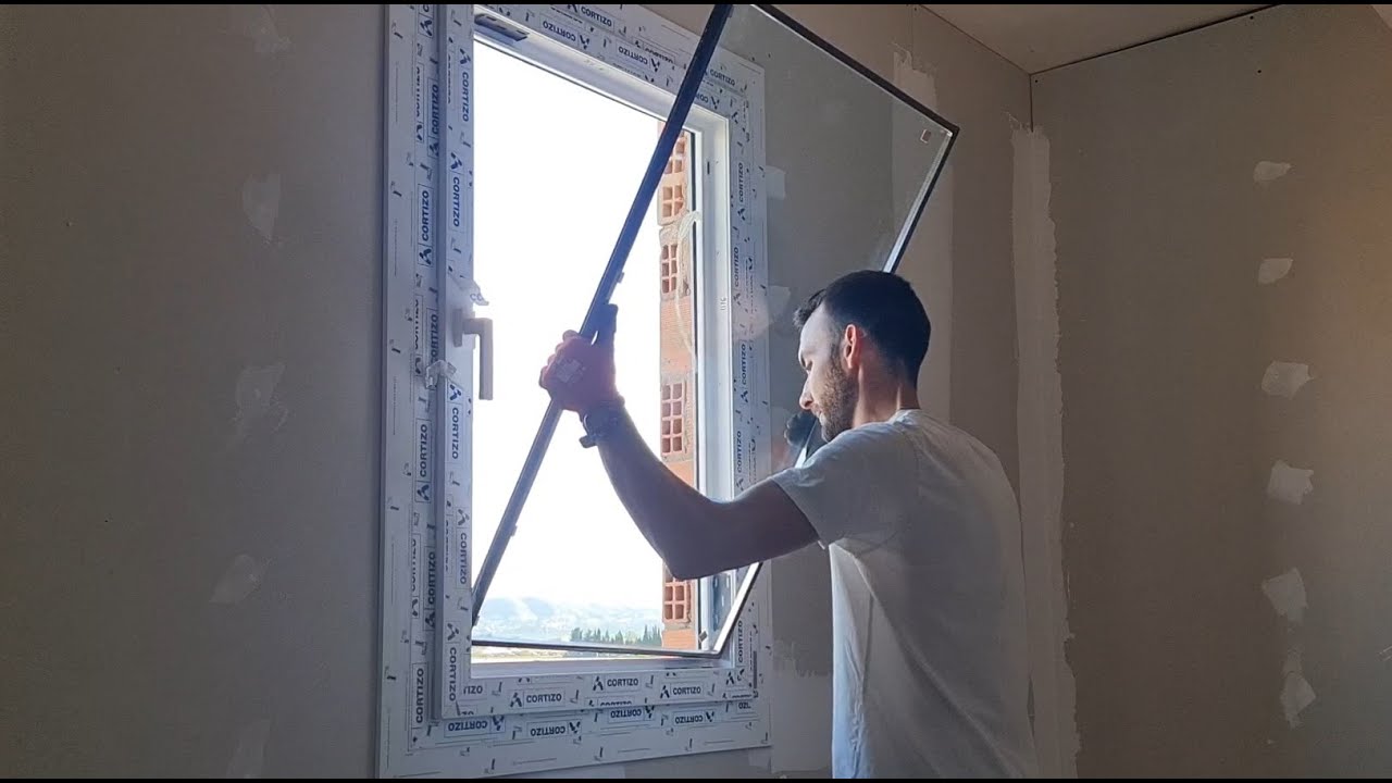 Como colocar los cristal en carpinter&iacute;a de PVC