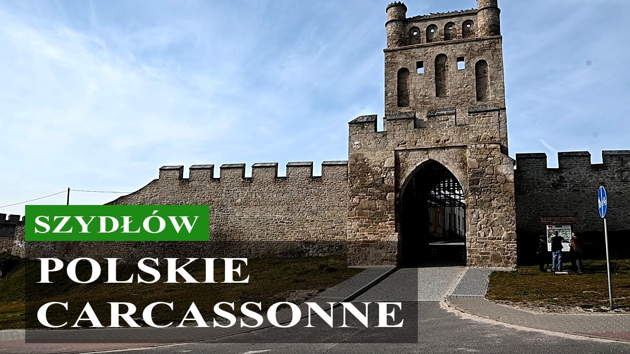 SZYDŁÓW - Polskie Carcassonne | Miasteczko otoczone murami | Zwiedzamy ruiny szpitala i zamku !