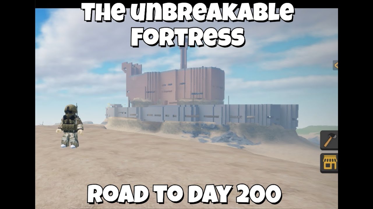 The Unbreakable Fortress journey to day 200 (colony survival roblox)  Made with Clip Champ
