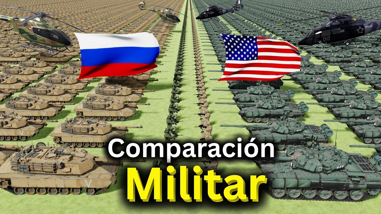 RUSIA vs ESTADOS UNIDOS &iquest;Qui&eacute;n Tiene el Ej&eacute;rcito M&aacute;s Poderoso?