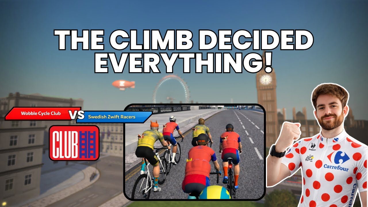 THE CLIMB DECIDED EVERYTHING | Zwift Ladder Race