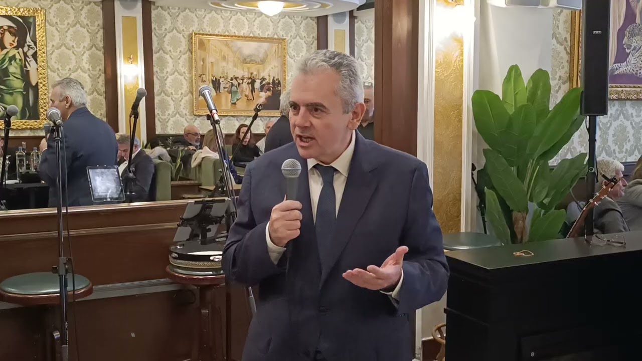 Χαιρετισμός Μάξιμου Χαρακόπουλου στην κοπή πίτας της ΔΑΚΕ Καθηγητών Δευτ/θμιας Εκπαίδευσης Ν.Λάρισας