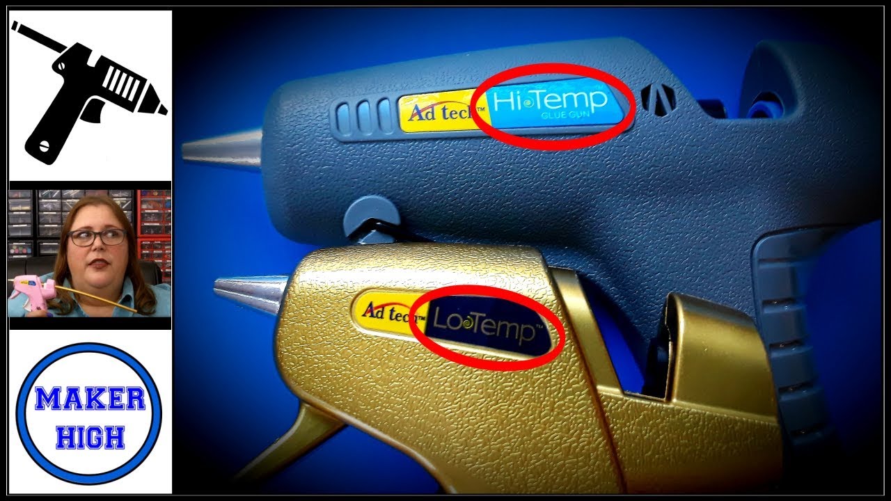 High or Low Temp Glue Guns? (40w vs. 60w) -  Melting points, wattage & uses
