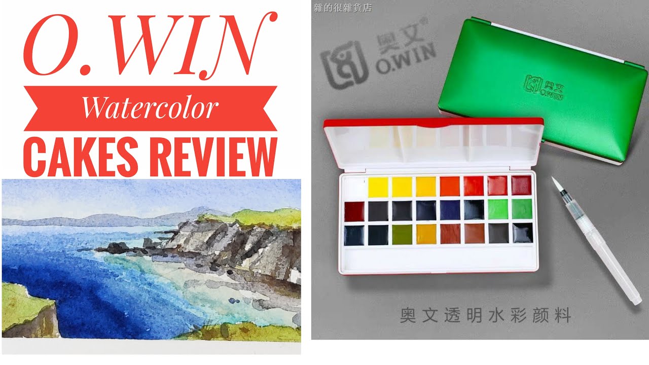 Обзор акварельных красок O.Win (студент): лучше ли они, чем Superior Watercolors?