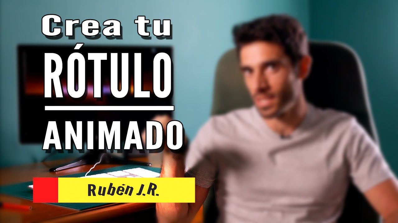 Cómo crear rótulo/título animado (After Effects)