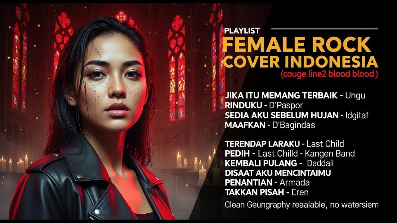 Indonesia 10 Lagu Galau Diubah Versi ROCK Wanita
