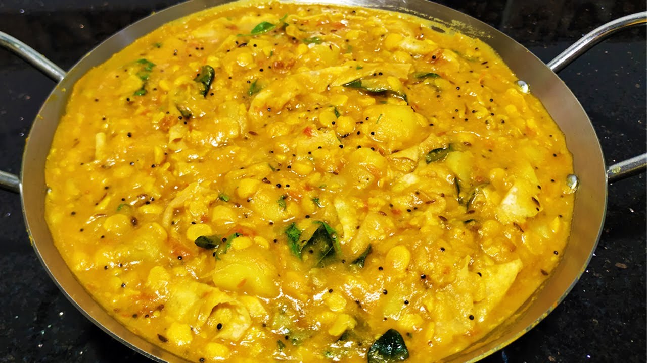 உருளைக்கிழங்கு அப்பளம் கூட்டு | Potato Appalam Kootu in Tamil