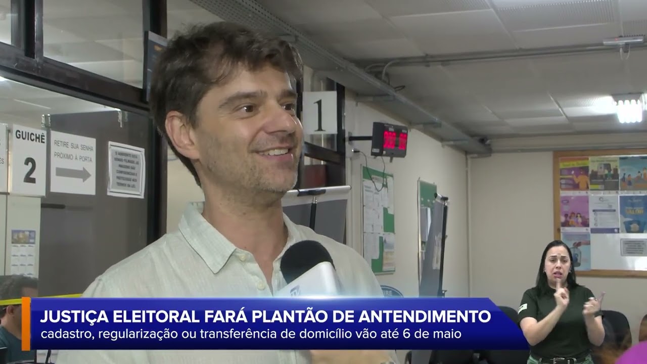 JUSTI&Ccedil;A ELEITORAL FAR&Aacute; PLANT&Atilde;O DE ATENDIMENTO
