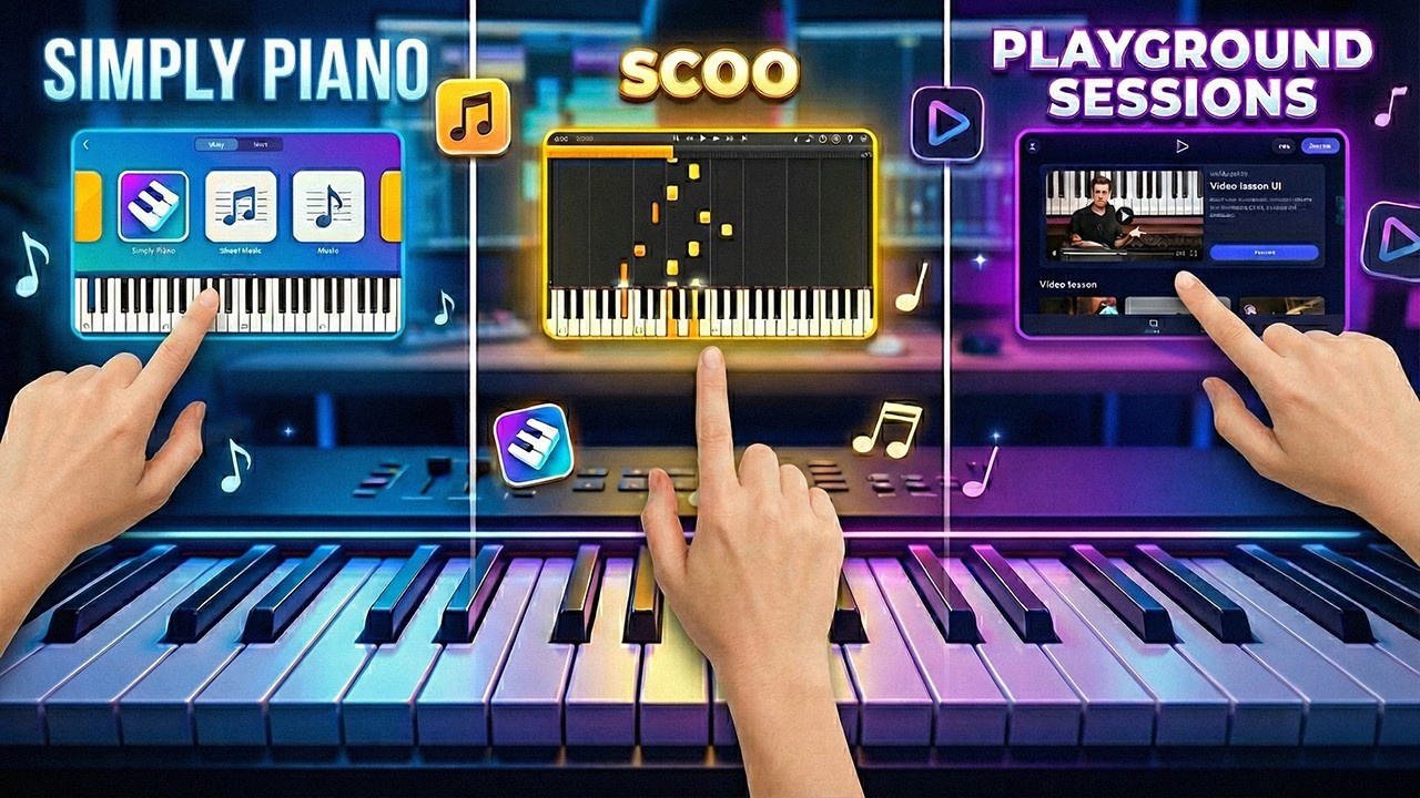 Las Mejores Apps para Aprender Piano en 2026 🎹 | Simply Piano vs Scoo vs Playground Sessions