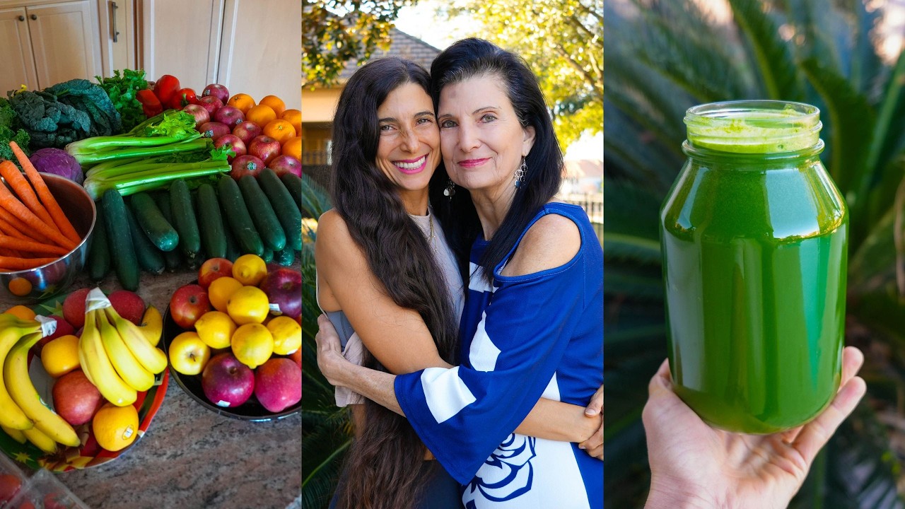 Back in Houston 🫶 Juicing & Making Healthy Meals for My Parents 🌱