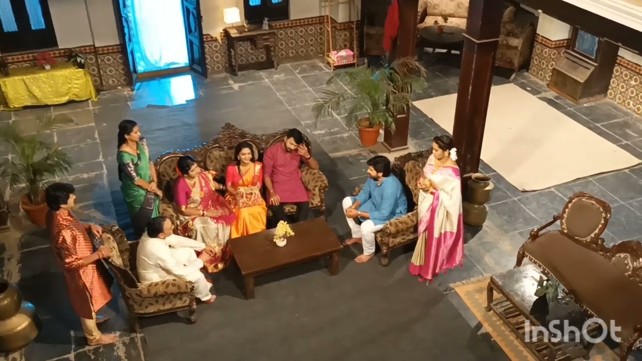 inti guttu telugu serial shooting vibes