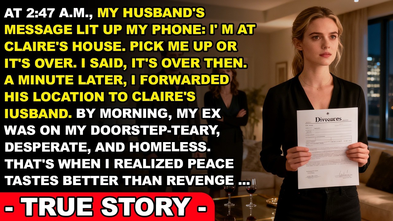 My Husband Said “It’s Over, I’m With Claire”—Then I Walked Away for Good