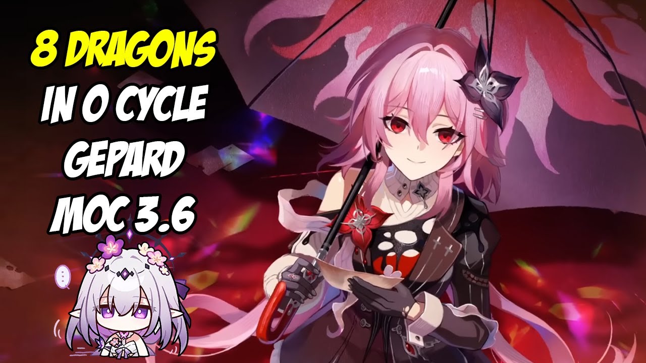 Evernight x Castorice 0 cycles Gepard | No Limited Eidolons MoC 3.6 | Honkai: Star Rail