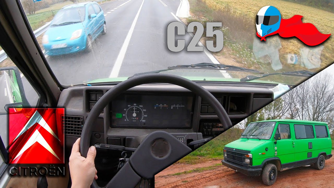 1983 Citroën C25 Combi 2.5D (55kW) 4K [Test Drive Hero] #153 ACCELERATION, ELASTICITY & DYNAMIC