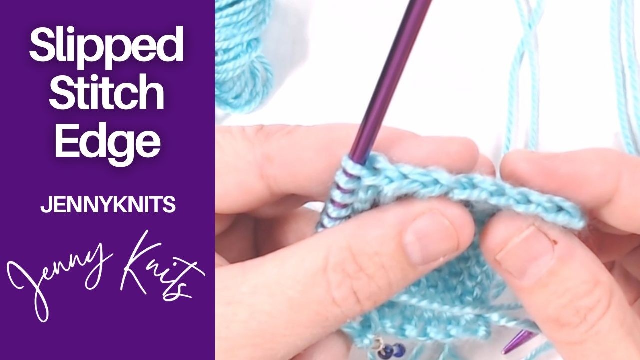 How to Knit a Slipped Stitch Edge for Neat Sides | Easy Garter Stitch Tutorial