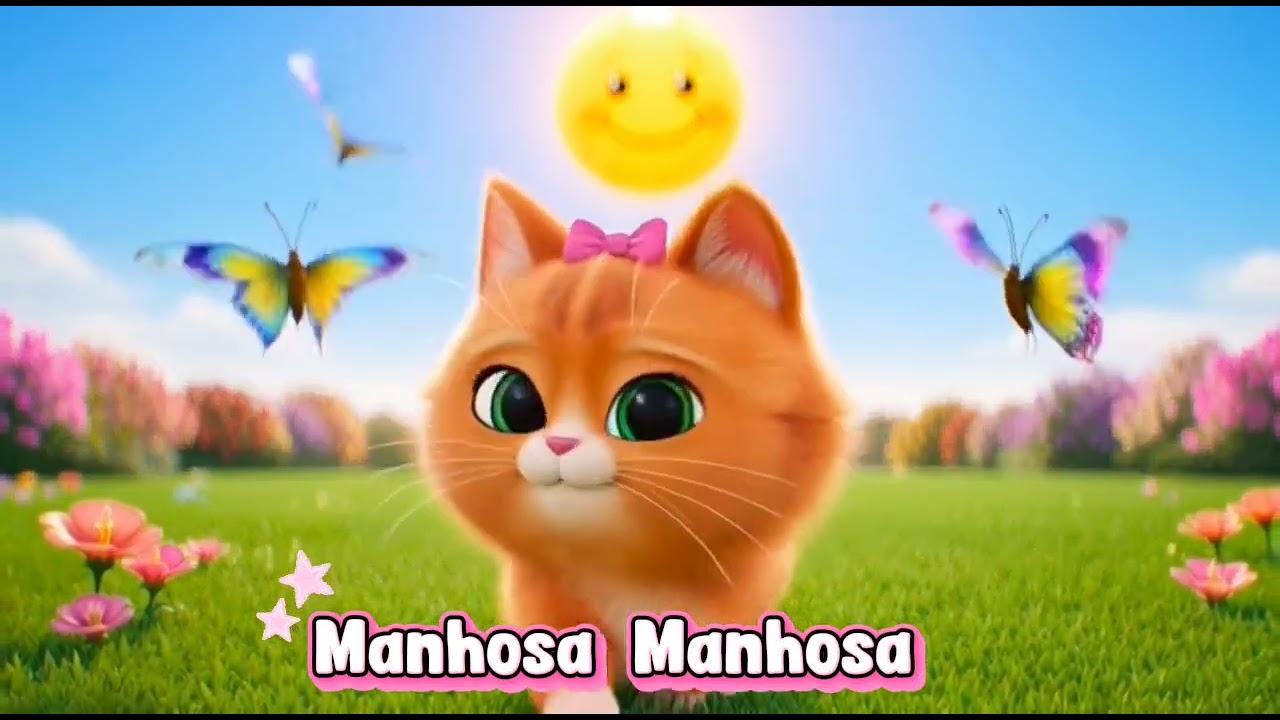 🎵 Gatinha Manhosa | Música Infantil Fofa e Carinhosa 🐱💖 #TurminhaDoAlgodão #YouTubeKids 