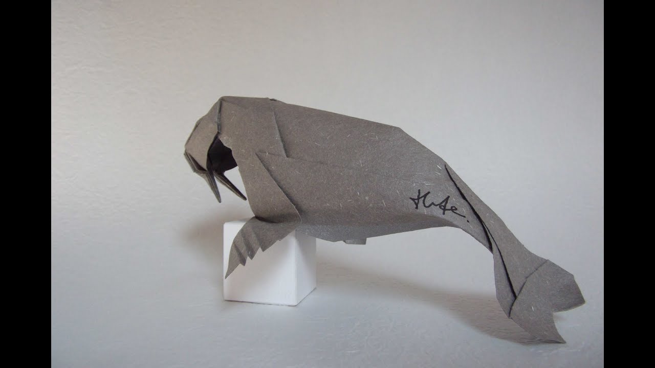 How to fold Origami Walrus 摺紙海象教學 ( Kade Chan )
