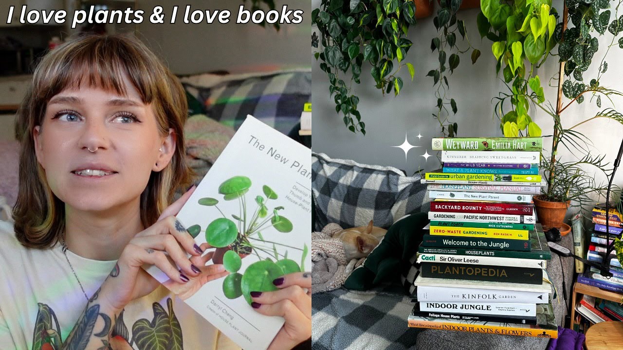 моя коллекция книг о растениях 🌿 📖 книги по уходу за комнатными растениями + стилистике, садоводс...