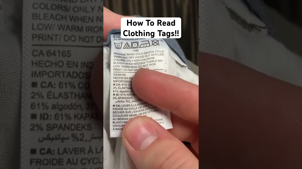 Decoding Clothing LABELS: Your Ultimate Ironing Guide! #shorts #short