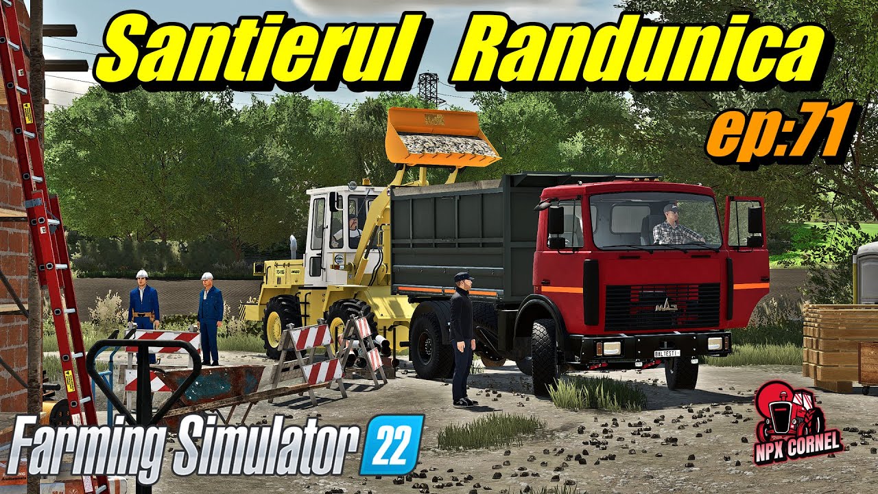 #fs22 Romania Roleplay/Munca pe santier/ep:71