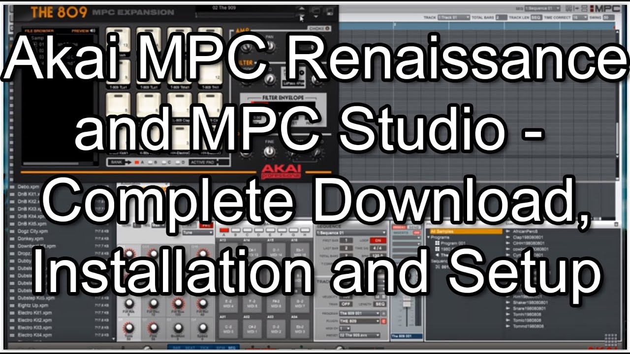 Akai Pro MPC Renaissance and Studio — полное руководство по загрузке, установке и настройке