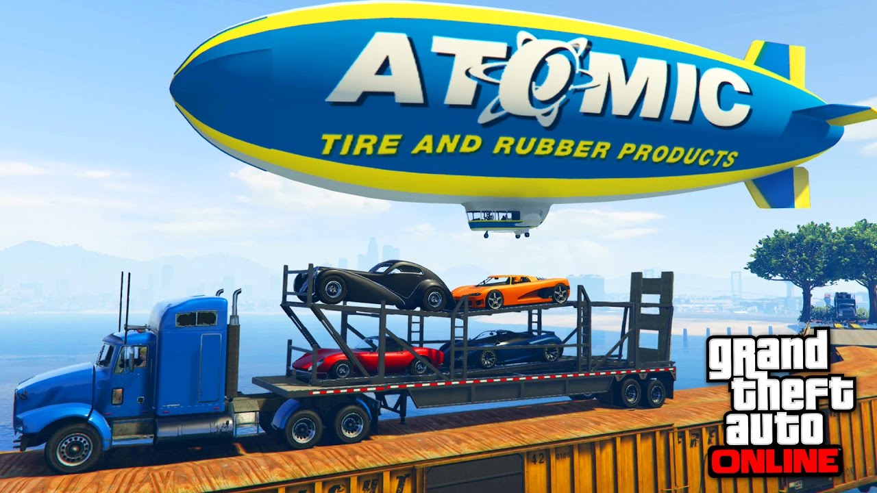 COURSE MAGNIFIQUE EN CAMION GÉANT - GTA 5 ONLINE